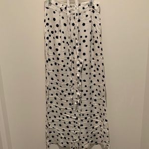Forever 21 high rise wide leg pants size lrg